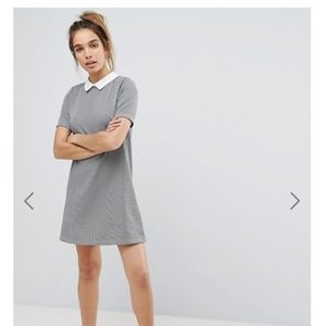 Pull&Bear Dog Tooth Dress